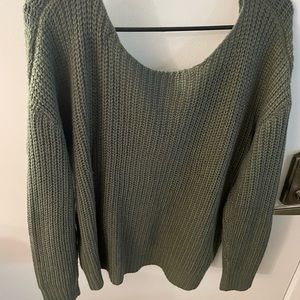 Knotted sweater